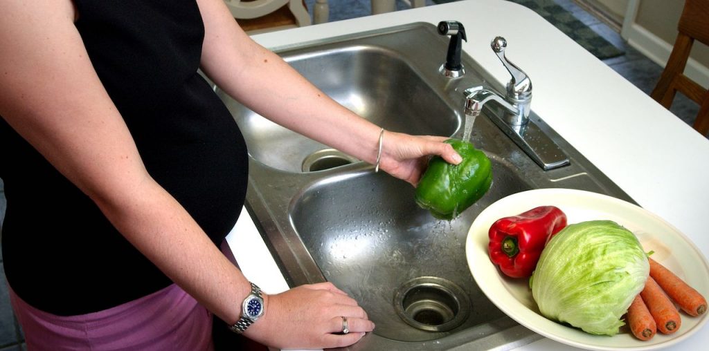 come lavare frutta verdura gravidanza